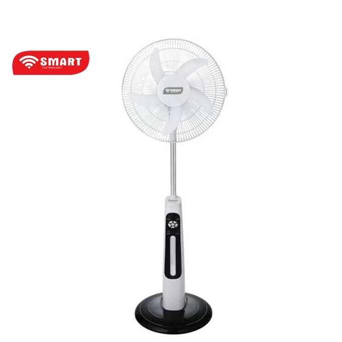 SMART TECHNOLOGY Ventilateur Rechargeable 16" -STV-630 - (1PC/CRT) - Blanc - 1 M