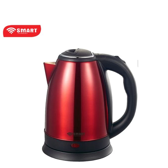 SMART TECHNOLOGY Bouilloire - Stpe-249R - 1.8 L - Rouge Bordeaux/Noir Garantie 3