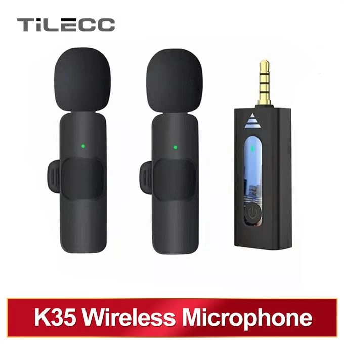 TiLECC Micro-cravate Omnidirectionnel - 3,5 Mm - Noir